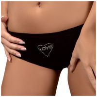 MAJTKI NAPIS LOVE CZARNE FIGI ANZAI XL