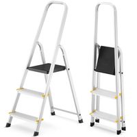Drabina aluminiowa domowa jednostronna profesjonalna HIGHER 3 stopnie 150kg