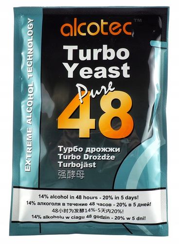 Drożdże Gorzelnicze Alcotec 48 Pure Turbo - 1.35kg na Arena.pl