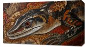 Obraz 70x40cm Oko Jaszczurki