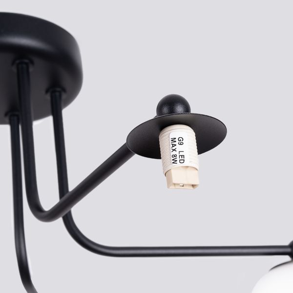 Żyrandol ASTRAL 5 czarny zdjęcie 6