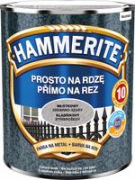 FARBA HAMMERITE PROSTO NA RDZĘ 0,7L Szary Młotkowy