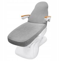 Pokrowiec na fotel frotte szary PRZEŚCIERADŁO KOSMETYCZNE PODKŁAD ŁÓŻKO