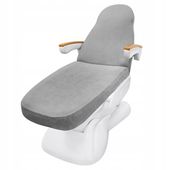 Pokrowiec na fotel frotte szary PRZEŚCIERADŁO KOSMETYCZNE PODKŁAD ŁÓŻKO