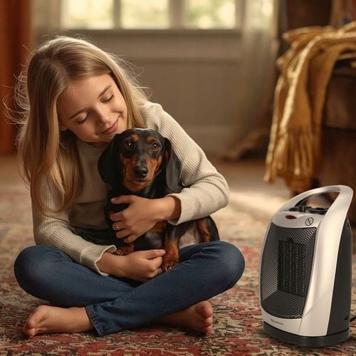 TERMOWENTYLATOR FARELKA GRZEJNIK ELEKTRYCZNY CERAMICZNY Z TERMOSTATEM na Arena.pl