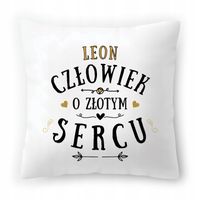 Poduszka Dla Leona Na Urodziny Imieniny Na Prezent Z Nadrukiem Ze Zdjęciem