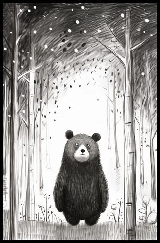 Plakat 53x81cm Ciekawski Miś na Arena.pl