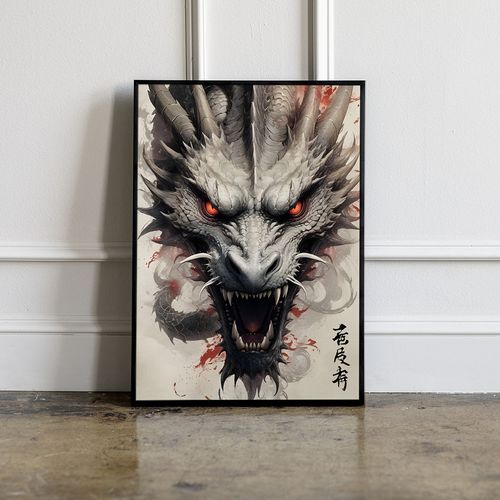 Plakat smok dragon 40x50 cm na Arena.pl