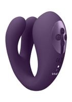 yoko   triple action vibrator dual prongs with clitoral pulse wave