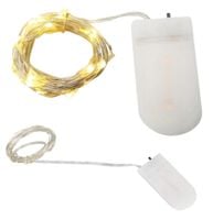 tg66255-2 lampki drucik 20 led mikro girlanda ciepły biały pastylka