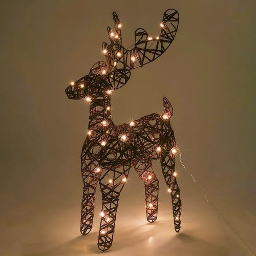 Renifer świecący brązowy 50 LED 50 cm na Arena.pl
