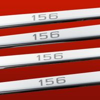 Listwa progowa ALFA ROMEO 156 Stal nierdzewna 304 połysk 4szt