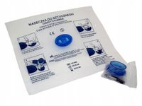 Maseczka do sztucznego oddychania z zaworem jednokierunkowym usta usta