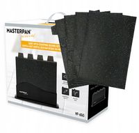Deski do krojenia Masterpan MP-6065. Zestaw 4 szt. + stojak