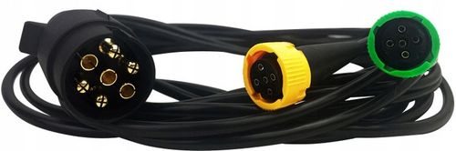 WIĄZKA INSTALACYJNA PRZYCZEPY 4M - WTYCZKA 7PIN + 2X 5PIN, ŁATWY MONTAŻ na Arena.pl
