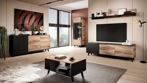 Witryna wąska Adre dąb wotan/ czarna na Arena.pl