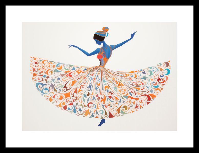Plakat 29,7x21cm Wirująca Balerina zdjęcie 3