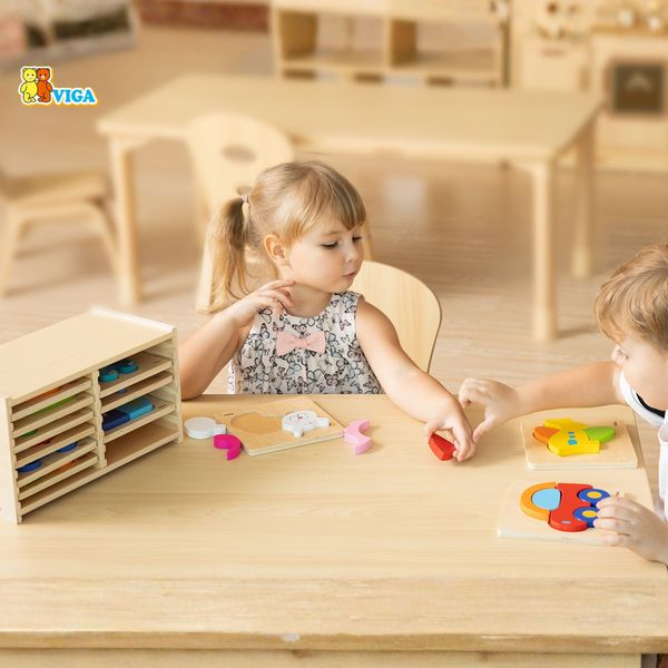 VIGA Puzzle Drewniane 12 Plansz zdjęcie 2