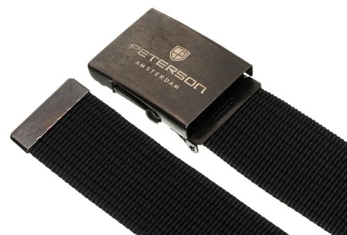 pasek parciany ptn old silver-black na Arena.pl