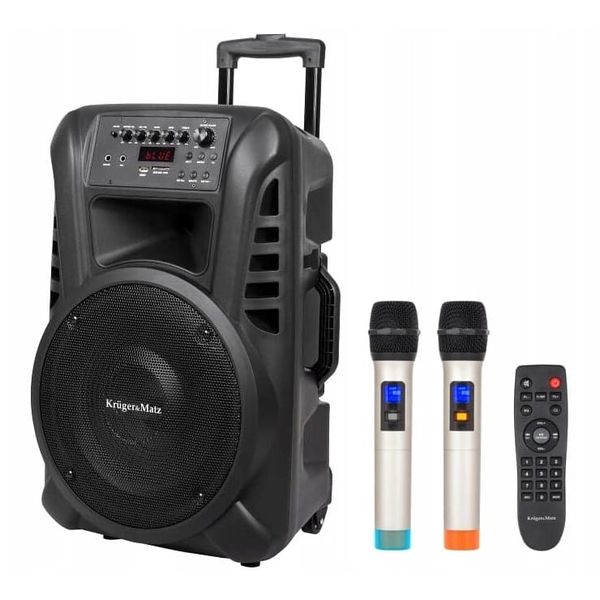 Głośnik Bluetooth KOLUMNA MIKROFON KARAOKE USB SD zdjęcie 1