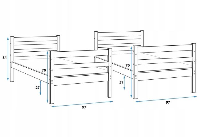 łóżko piętrowe Eryk od Interbeds zdjęcie 6
