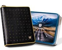 skórzany, sportowy portfel męski na zamek - peterson