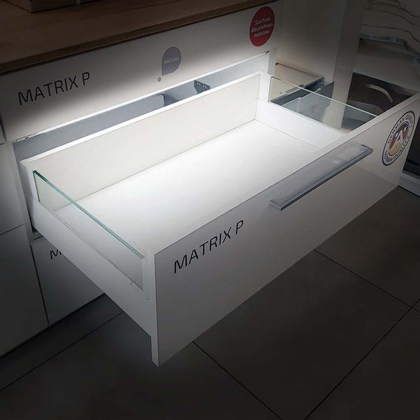 Profil oświetleniowy światło do szuflad z czujnikiem do szafki 60cm zdjęcie 2