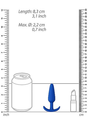 Slim Butt Plug - Blue na Arena.pl