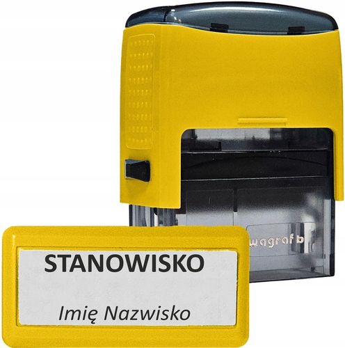 WAGRAF B2 - Pieczątka do 4 wersów - 12 kolorów obudowy do wyboru - IMIENNA na Arena.pl