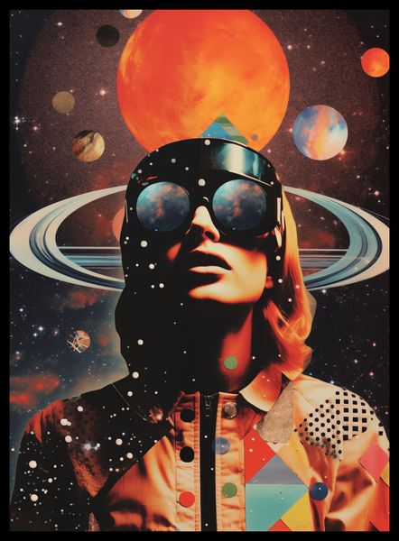 Plakat 40x55cm Kosmiczne Wizje zdjęcie 2