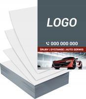 Ulotki A5 100szt reklamowe firmowe dużo wzorów AUTO SERWIS TWOJE LOGO