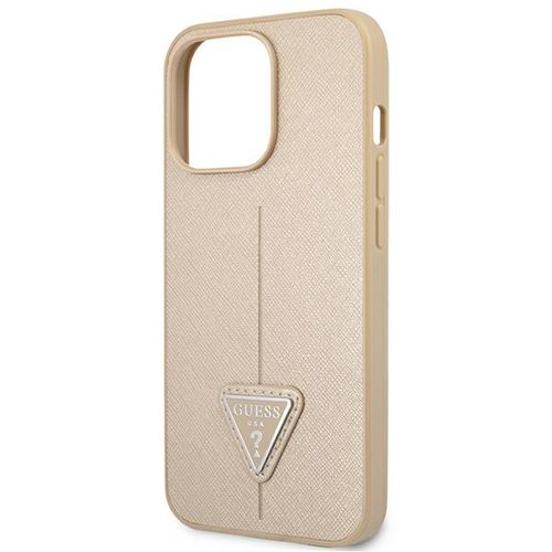 Etui Guess do iPhone 14 Pro Max, Beżowy na Arena.pl