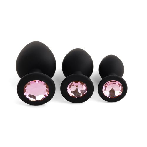 Jewellery - Silicone Plug - Set Black na Arena.pl