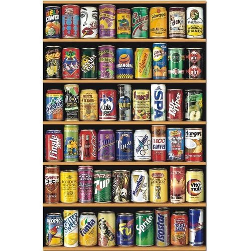 Educa Puzzle 1000 elementów, Cans Miniature na Arena.pl