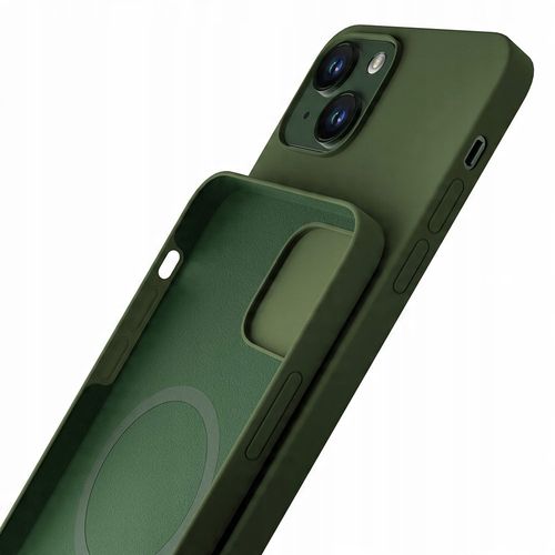Etui na Apple iPhone 15 Plus - 3mk HARDY Silicone MagCase Alpine Green na Arena.pl