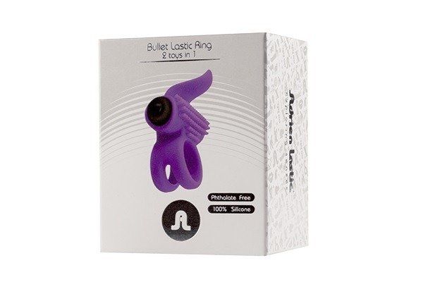 Ring Erekcyjny Ze Stymulatorem Łechtaczki Bullet Lastic Ring zdjęcie 6