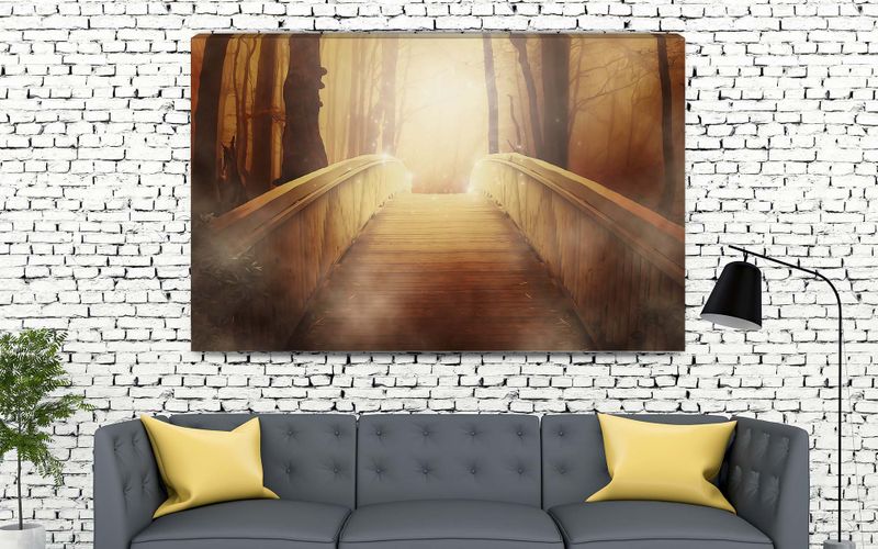 Foto obraz na płótnie "Majestat mostu" 100x70 zdjęcie 1