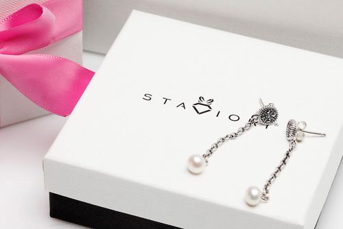 Srebrne kolczyki Staviori na Arena.pl