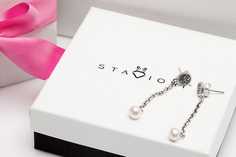 Srebrne kolczyki Staviori zdjęcie 8