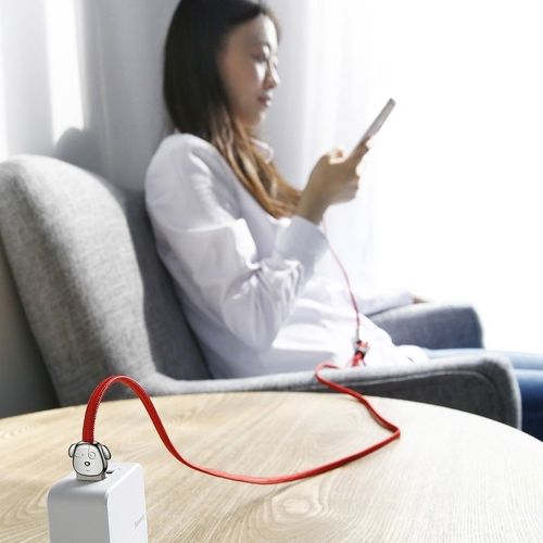 Kabel Usb Baseus Rapid 3W1 Typ C / Lightning / Micro 3A 1,2M (Czerwony) na Arena.pl