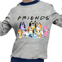 Piżama dziecięca Bluey Friends