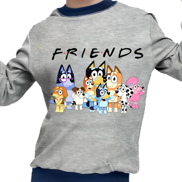 Piżama dziecięca Bluey Friends zdjęcie 1