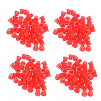 500SZT Kubeczki na tusz pigment do tatuażu Duże rozmiar- L TATTOO RED