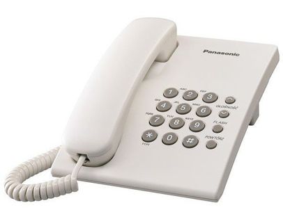 Telefon przewodowy PANASONIC KX-TS500PDW