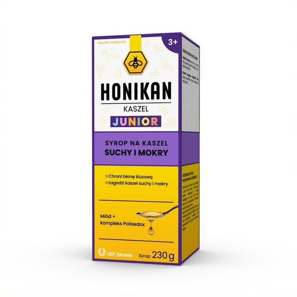 HONIKAN KASZEL JUNIOR syrop 230 g zdjęcie 2