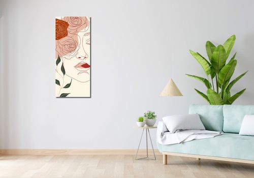 Obraz 40x100cm Beż i Twarz na Arena.pl