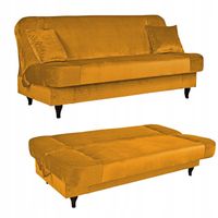 Kanapa sofa Iza rozkładana wersalka spania bonell łóżko Family meble złoty