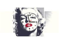80X40CM ZEGAR ZEGAR ŚCIENNY PORTRET MARILYN MONROE OBRAZ