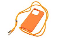 Etui ze sznurkiem RCK do Xiaomi Redmi 12C pomarańczowy