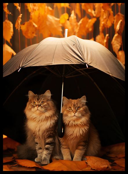 Plakat 40x55cm Jesienny Koci Schron zdjęcie 2